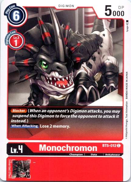 Monochromon - Battle of Omni #BT5-012