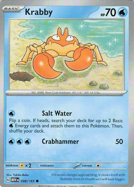 Krabby - 151 #098/165