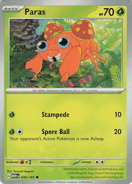 Paras - Scarlet & Violet 151 #046/165