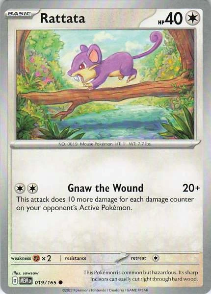 Rattata - 151 #019/165