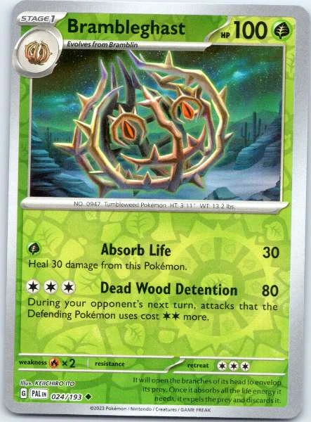 Brambleghast - Paldea Evolved #024/193