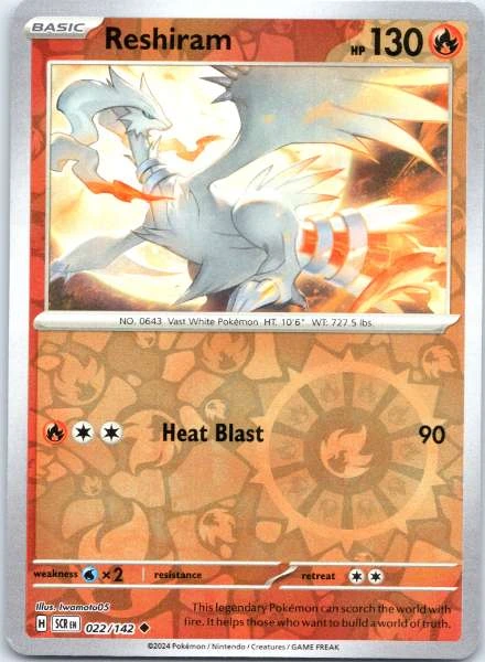 Reshiram - Stellar Crown #022/142