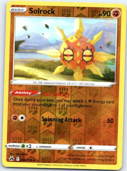 Solrock - Crown Zenith #069/159