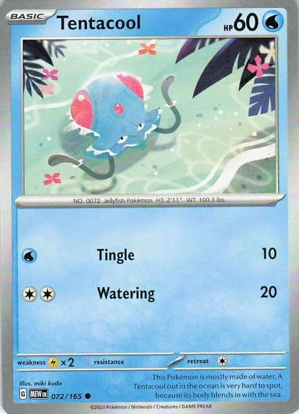 Tentacool - 151 #072/165