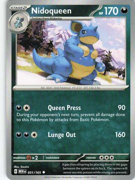 Nidoqueen - 151 #031/165