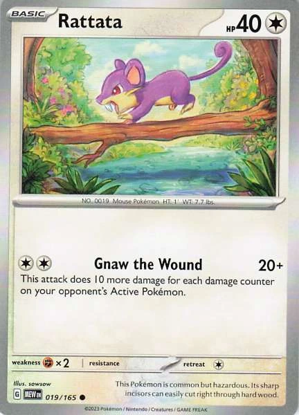 Rattata - 151 #019/165