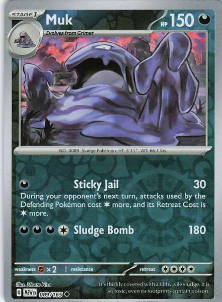 Muk - Scarlet & Violet 151 #089/165