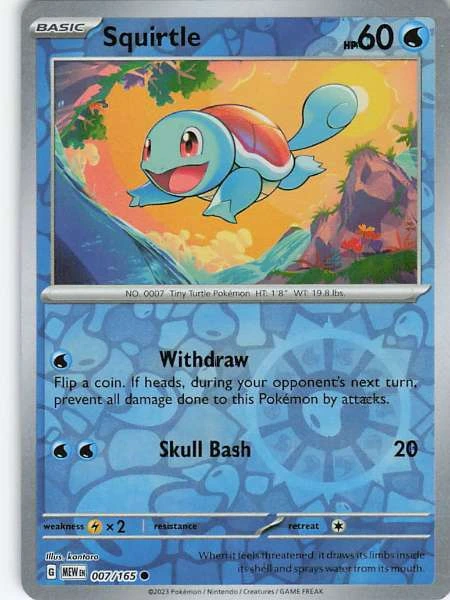Squirtle - 151 #007/165