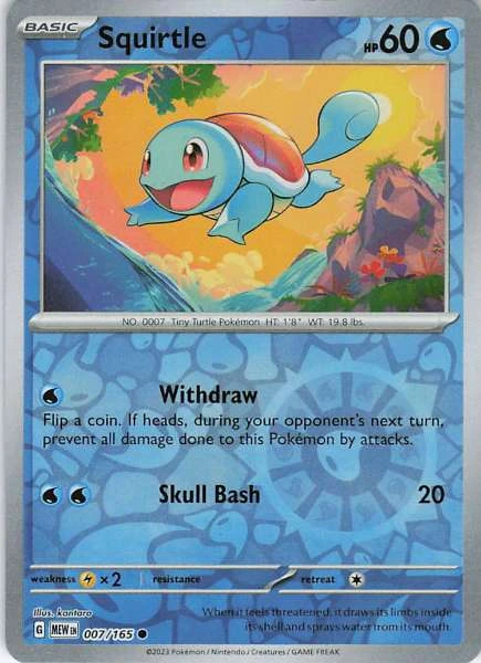 Squirtle - 151 #007/165