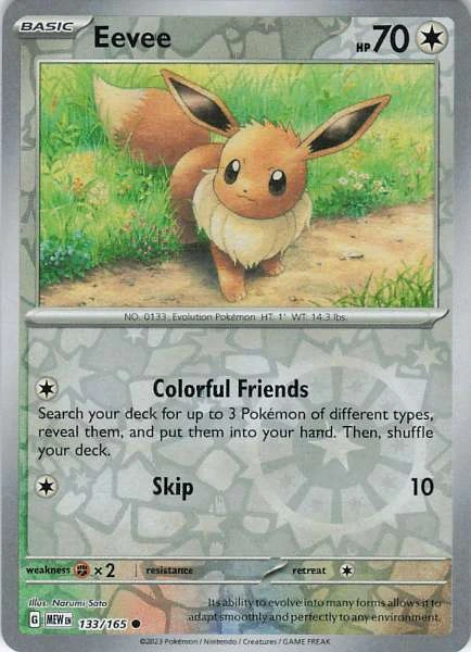 Eevee - Scarlet & Violet 151 #133/165