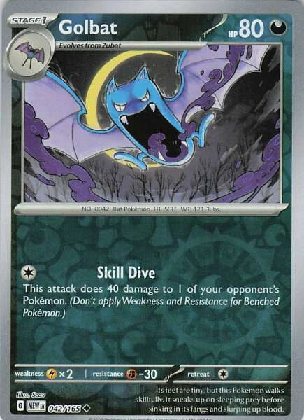 Golbat - Scarlet & Violet 151 #042/165