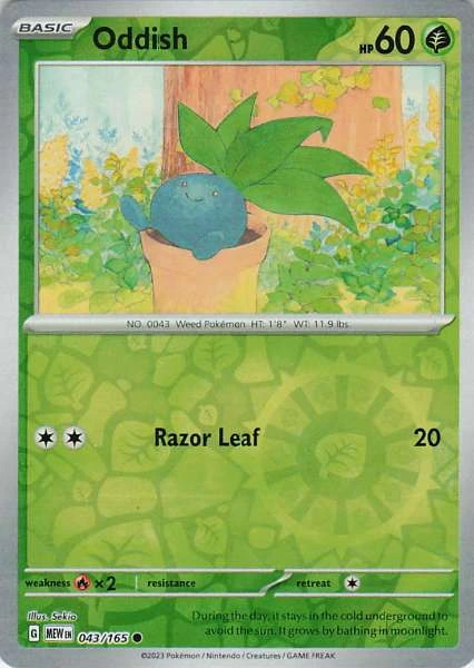 Oddish - 151 #043/165