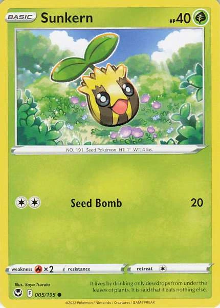 Sunkern - Silver Tempest #005/195