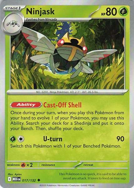 Ninjask - Mega Evolution #017/132