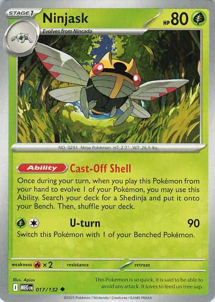 Ninjask - Mega Evolution #017/132