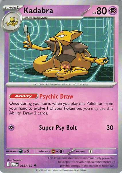 Kadabra - Mega Evolution #055/132