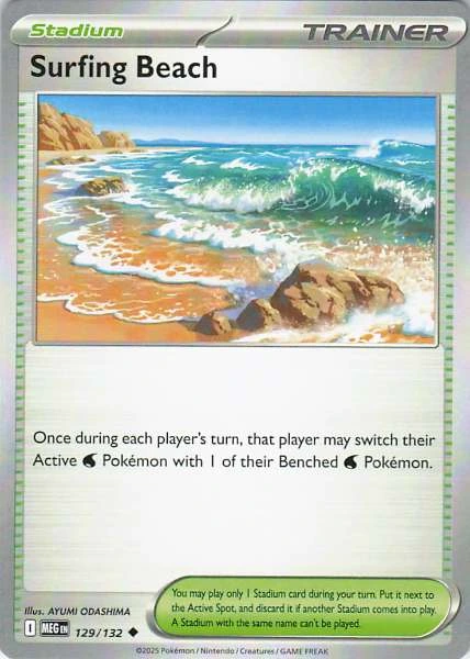 Surfing Beach - Mega Evolution #129/132