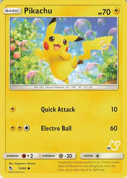 Pikachu - Hidden Fates #19/68