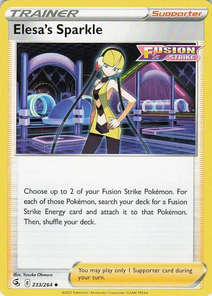 Elesa's Sparkle - Fusion Strike #233/264