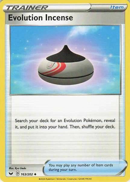 Evolution Incense - Sword & Shield Base Set #163/202