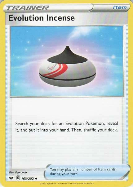 Evolution Incense - Sword & Shield Base Set #163/202