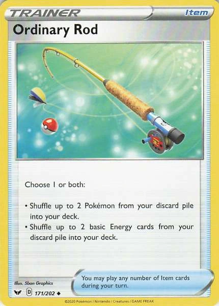 Ordinary Rod - Sword & Shield Base Set #171/202