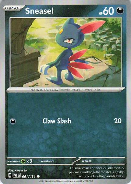 Sneasel - Prismatic Evolutions #061/131