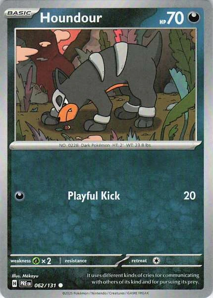 Houndour - Prismatic Evolutions #062/131