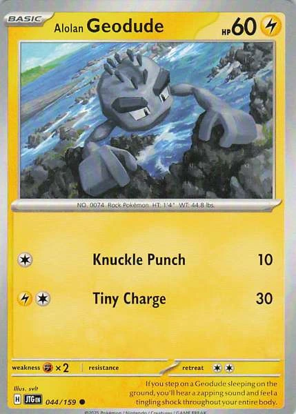Alolan Geodude - Journey Together #044/159