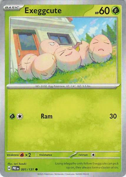 Exeggcute - Prismatic Evolutions #001/131