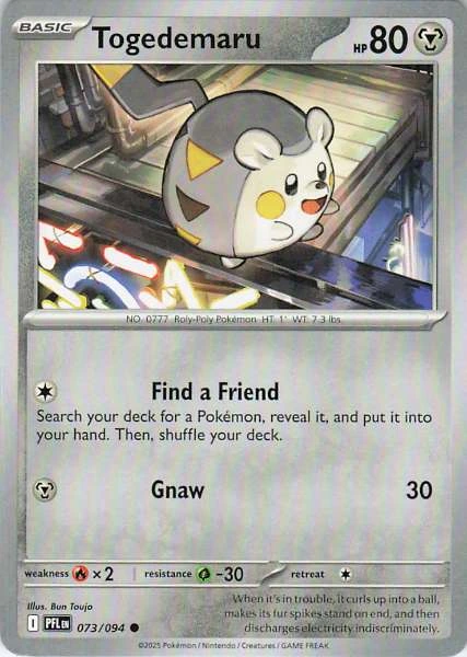Togedemaru - Phantasmal Flames #073/094