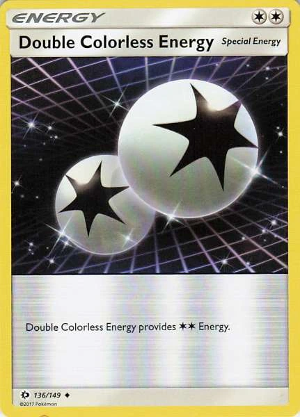 Double Colorless Energy - Sun & Moon Base Set #136/149