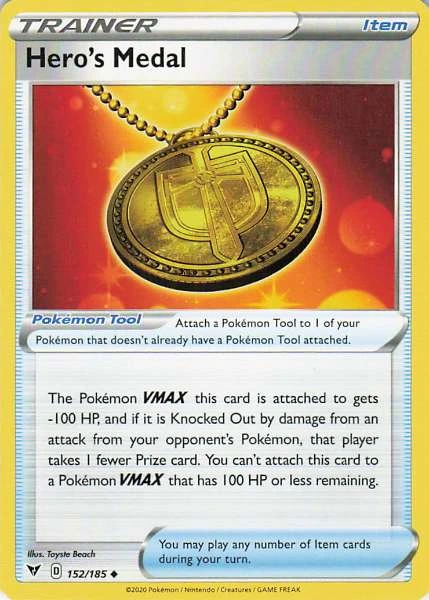 Hero's Medal - Vivid Voltage #152/185