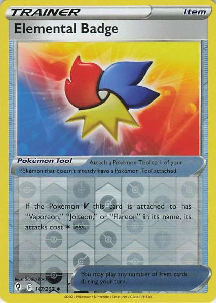 Elemental Badge - Evolving Skies #147/203
