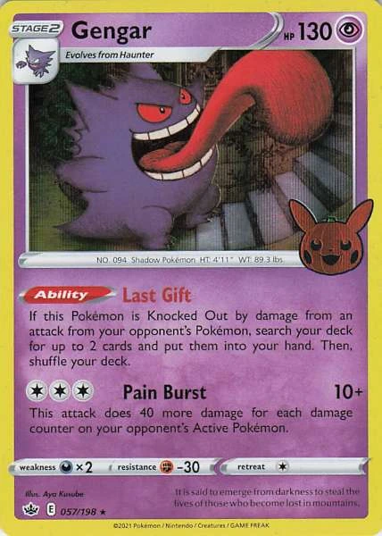Gengar - Chilling Reign #057/198