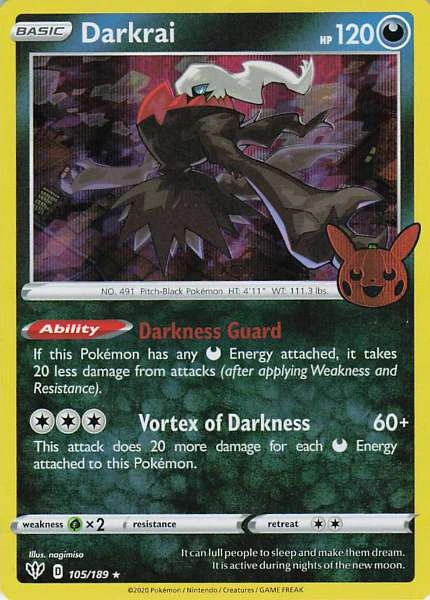 Darkrai - Darkness Ablaze #105/189