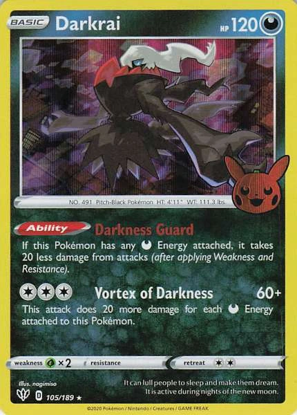 Darkrai - Darkness Ablaze #105/189