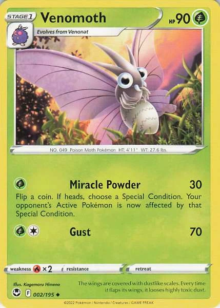 Venomoth - Silver Tempest #002/195