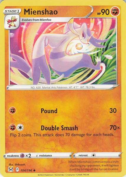 Mienshao - Lost Origin #104/196