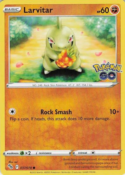 Larvitar - Pokémon GO #037/078