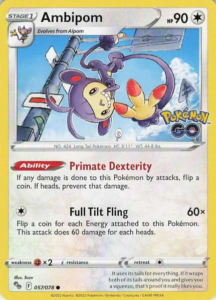 Ambipom - Pokemon GO #057/078