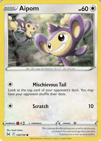 Aipom - Lost Origin #144/196