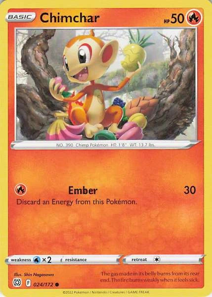 Chimchar - Brilliant Stars #024/172