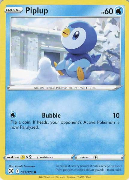 Piplup - Brilliant Stars #035/172