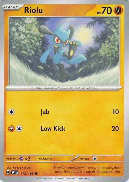Riolu - Scarlet & Violet #112/198
