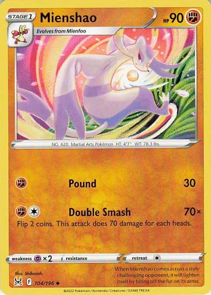 Mienshao - Lost Origin #104/196