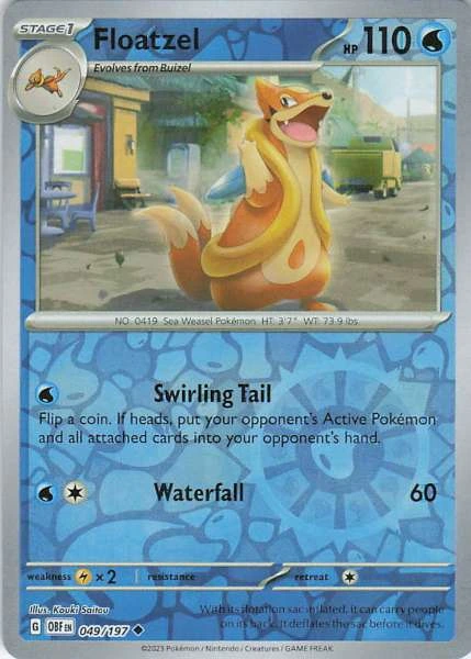 Floatzel - Obsidian Flames #049/197