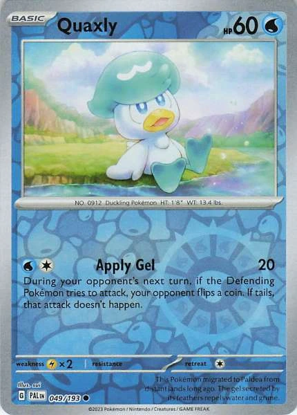 Quaxly - Paldea Evolved #049/193