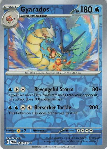 Gyarados - Paldea Evolved #043/193