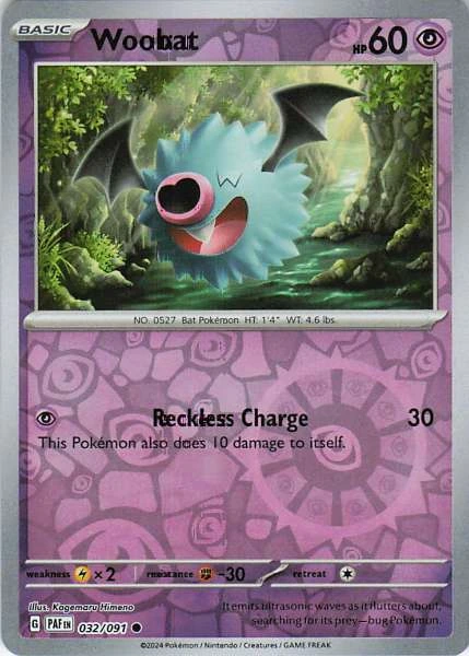 Woobat - Paldean Fates #032/091
